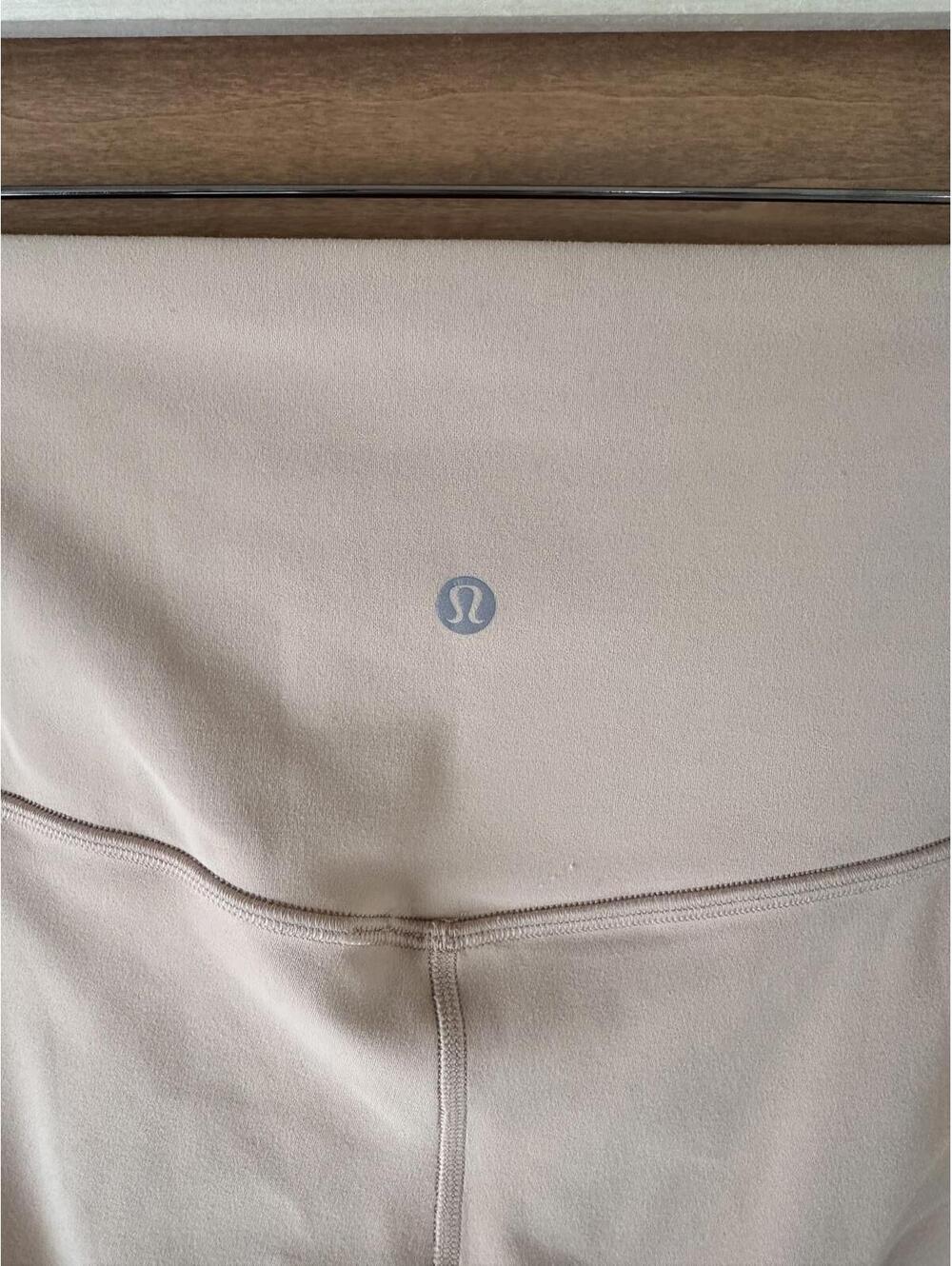 Lululemon Double Lined Align High-Rise Pant 28" Leggings Tan size 12 LW5CT1S - Picture 4 of 11